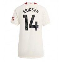 Camisa de Futebol Manchester United Christian Eriksen #14 Equipamento Alternativo Mulheres 2023-24 Manga Curta